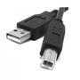 Imagem de Cabo Para Impressora Usb A Macho Para B Macho 2.0 3 Metros Preto