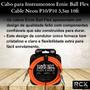 Imagem de Cabo para Instrumentos Ernie Ball Flex Cable Neon P10/P10 3,5m 10ft