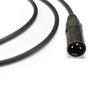 Imagem de Cabo Para Microfone 0,20 Mm Conector Xlr Macho/ Xlr Femea Ninja 10ft 3,05 Metros Preto