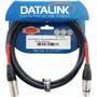 Imagem de Cabo para Microfone 03 metros XLR-XLR Datalink Garage