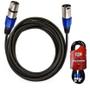 Imagem de Cabo para Microfone 5 Metros MXT  Balanceado XLR fêmea x XLR macho Dmx Xlr Canon 