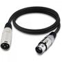 Imagem de Cabo Para Microfone Xlr(F) X Xlr(M) 10M Player Preto Hayonik