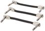 Imagem de Cabo Patch Ernie Ball Flat Ribbon - Pacote com 3 Unidades (7,62cm) - Preto