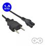 Imagem de Cabo pp plano 2 x 0,050 mm² com 1,50 c7 oitinho 