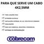 Imagem de Cabo Pp preto com revestimento em pvc 4x2,50mm com 70 Metros 