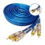 Imagem de Cabo Rca 5 Metros Blindado Tech One 5mm