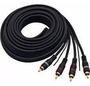 Imagem de Cabo Rca com Fio Terra StormTech Modulo 5m Preto 5mm - Storm Tech