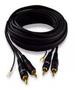 Imagem de Cabo Rca com Fio Terra StormTech Modulo 5m Preto 5mm - Storm Tech