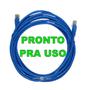 Imagem de Cabo Rede Cat5e Azul 30m Metros Pacific Utp Pronto Usar Uso