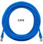 Imagem de Cabo Rede Cat6 10m Com Rj45 Crimpado Azul Lan Utp 10 Metros