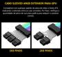 Imagem de Cabo Sleeved Argb 2x8pin Extensor Gpu Fonte Atx 5v 3pin