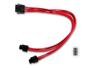 Imagem de Cabo Sleeved Deepcool 8 Pinos 30 Cm Vermelho - DP-EC300-CPU8P-RD