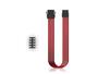 Imagem de Cabo Sleeved Deepcool 8 Pinos 30 Cm Vermelho - DP-EC300-CPU8P-RD