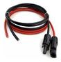 Imagem de Cabo Solar 6mm 20m Preto + 20m Verm + 2 Par De Conector Mc4
