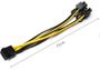 Imagem de Cabo Splitter Y Energia Pci-e 8 Pinos 2x Pci-e 8pin Gpu