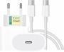 Imagem de Cabo Tipo Usb-C-Usb-C 1m + Fonte Carregador Turbo 30W Android Rápido 6.1A Bivolt - agold