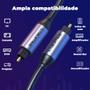 Imagem de Cabo Toslink Áudio Digital Óptico Spdif Som Tv 1m CableTime