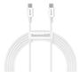 Imagem de Cabo Turbo 100W USB-C P/ USB-C Superior Series 1 Metro Branco Baseus