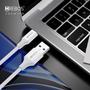 Imagem de Cabo Turbo 3.1A USb Para Tipo-C Hrebos CB-207C White Braids Compativél Com Iphone 15 e Android