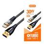 Imagem de Cabo Turbo 5.0a 1.0m Micro-usb TIPO C Carregar Celular Dados