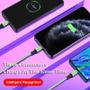 Imagem de Cabo Turbo Carregador e Cabo de Dados para Celular USB 3 em 1 Lightning - Type-C - V8