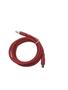 Imagem de Cabo Turbo Celular Typec Usb 4.8a 1,2m Carregador Le852c vermelho