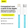 Imagem de Cabo Turbo de 2 metros Baseus para iPhne Usb c para Lightnng 20w 2m