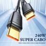 Imagem de Cabo Turbo Tipo-c 3.1 P/ Tipo-c Gold 240w 48v 5a 1m Mcdodo