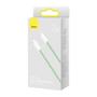 Imagem de Cabo Turbo Tipo C para Lightning Baseus Dynamic 20W 2M Verde