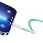 Imagem de Cabo Turbo Tipo C para Lightning Baseus Dynamic 20W 2M Verde