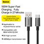 Imagem de Cabo Turbo Usb P/ Usb-c Baseus Superior Series 100w 1m