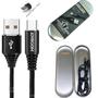 Imagem de Cabo TYPE C USB reforçado e durável com estojo de metal