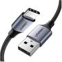 Imagem de Cabo Ugreen USB-A/USB-C 3A US287 2M - Preto