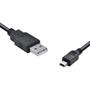 Imagem de Cabo USB 2.0 A Macho x Mini USB 1,8M Preto Storm CBUS0017