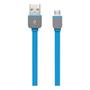 Imagem de Cabo USB 2.0 e Micro USB de 5 Pinos Azul Multilaser WI298A