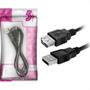 Imagem de Cabo Usb 2.0 Macho+Femea 1.80M Preto