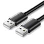 Imagem de Cabo USB 2.0 Preto 1,5m - Supervelocidade - Conector Macho/Macho (24/28 AWG)