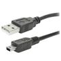 Imagem de Cabo Usb 2.0 Usb A Macho + Mini Usb (v3) 2.0 - 1.80m - Preto