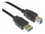 Imagem de Cabo USB 3.0 A Macho X USB B Macho 1,80 Metros