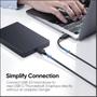 Imagem de Cabo usb 3.1 tipo c m x cabo usb micro b m 1m pr p/ hd ext - tebera