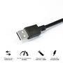 Imagem de Cabo usb a 2.0 macho para mini usb b macho 28awg puro cobre 2 metros - puanm2-2 - Pcyes