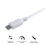 Imagem de Cabo usb a 2.0 para usb tipo c 50cm branco - puacb-05