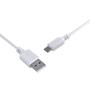 Imagem de Cabo usb a 2.0 para usb tipo c 50cm branco - puacb-05