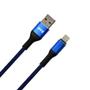 Imagem de Cabo USB-A A Lightning Hye HYE25BL - Azul 1.2 Metros