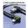 Imagem de Cabo Usb-A para Celular Lightning 3 Metros 90º Com Led Mcdodo