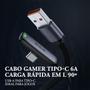 Cabo Usb-A Para Tipo C 90 1m Turbo Em L Pd 100W 6A Mcdodo Imagem de Cabo Usb-A Para Tipo C 90 1m Turbo Em L Pd 100W 6A Mcdodo