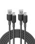 Imagem de Cabo USB-A para USB-C Anker (10 Pés) - Pacote com 2 Carregadores