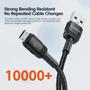 Imagem de Cabo USB-A x Micro USB 2.4A Nylon 1m Toocki TQ-X12