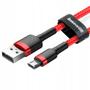 Imagem de Cabo USB-A x Micro USB 2.4A Reversível Nylon 1m Baseus