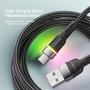 Imagem de Cabo USB-A x USB-C 3A Fast Charging Color LED 2m Essager